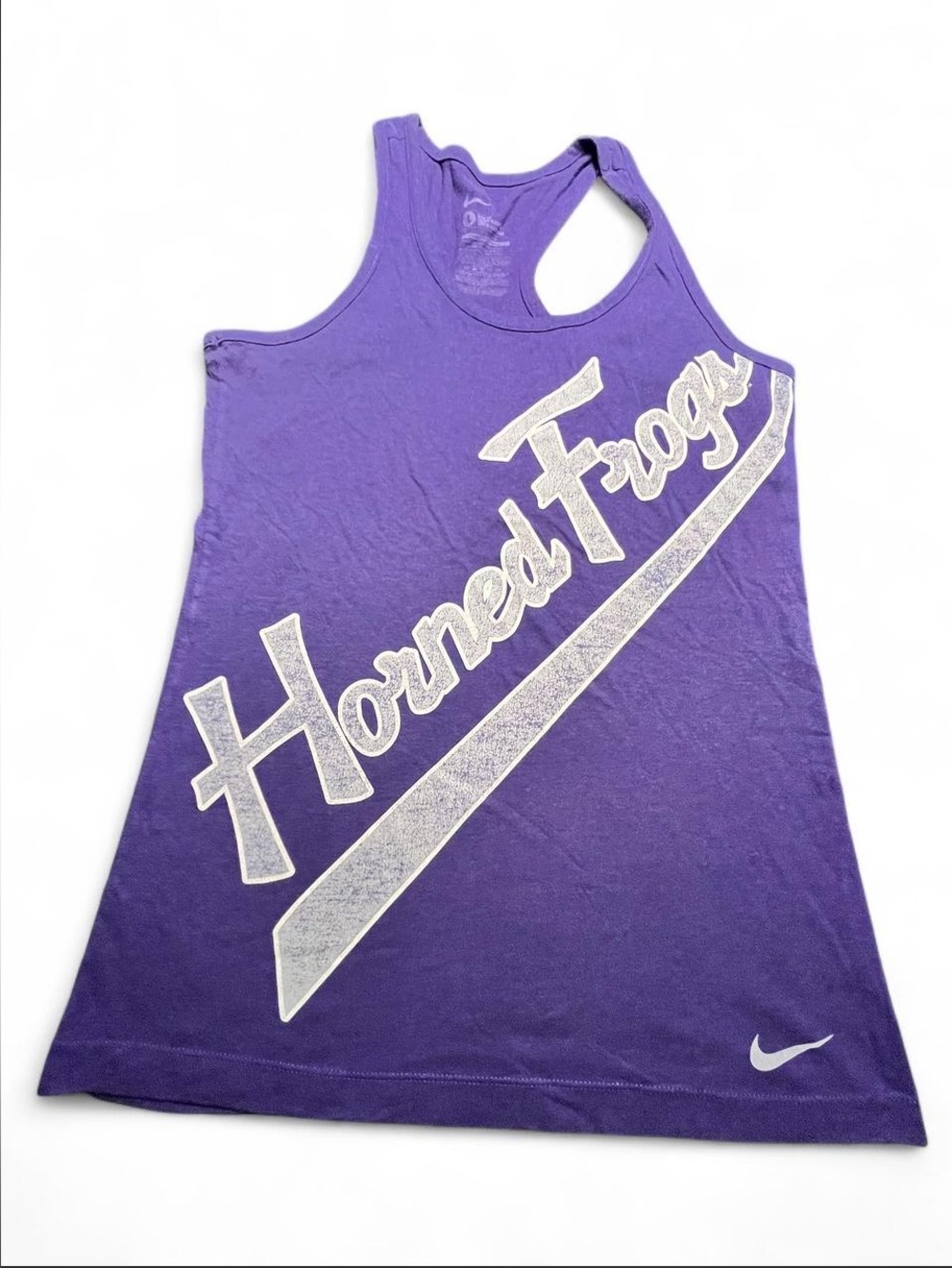 Nike purple Texas Christian University Horned Frogs tank top Size L